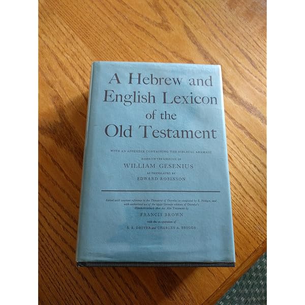 Index To Brown, Driver, & Briggs Hebrew Lexicon: Einspahr, Bruce